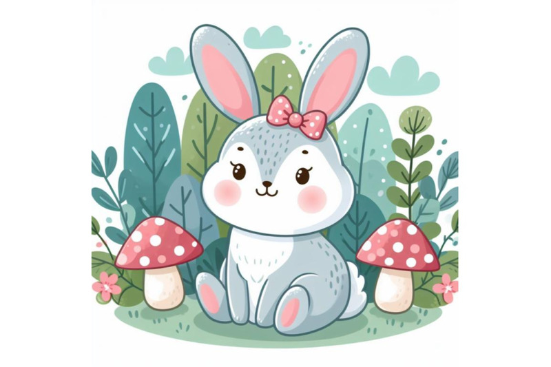 8-cute-rabbit-woodland-animal