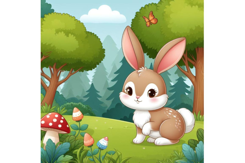 8-cute-rabbit-woodland-animal