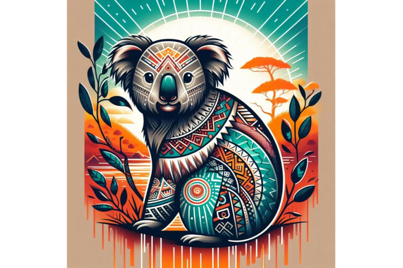 8-animal-tribal-koala