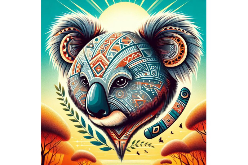 8-animal-tribal-koala