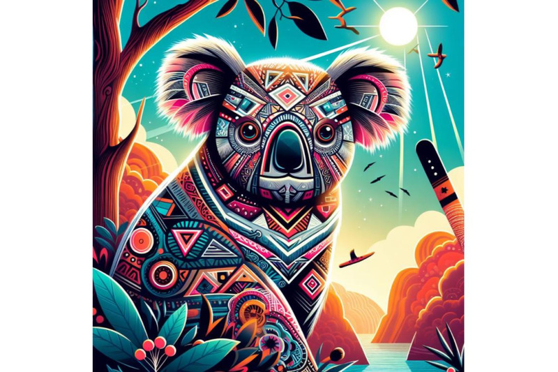 8-animal-tribal-koala