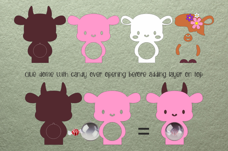cute-cow-candy-dome-template-sucker-holder-paper-craft-design