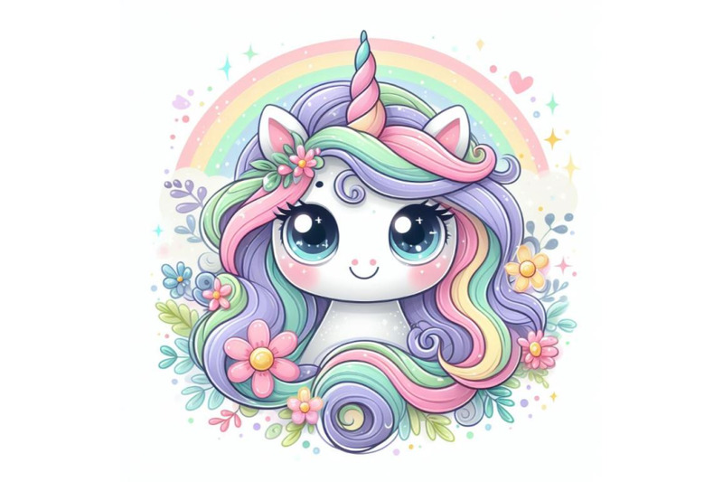 8-portrait-of-cute-unicorn