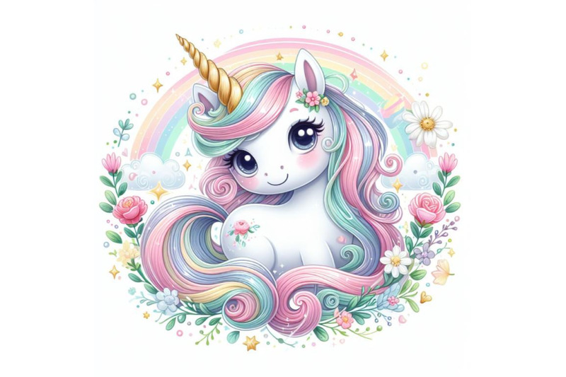 8-portrait-of-cute-unicorn