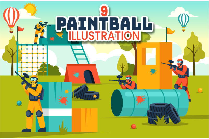 9-paintball-game-illustration