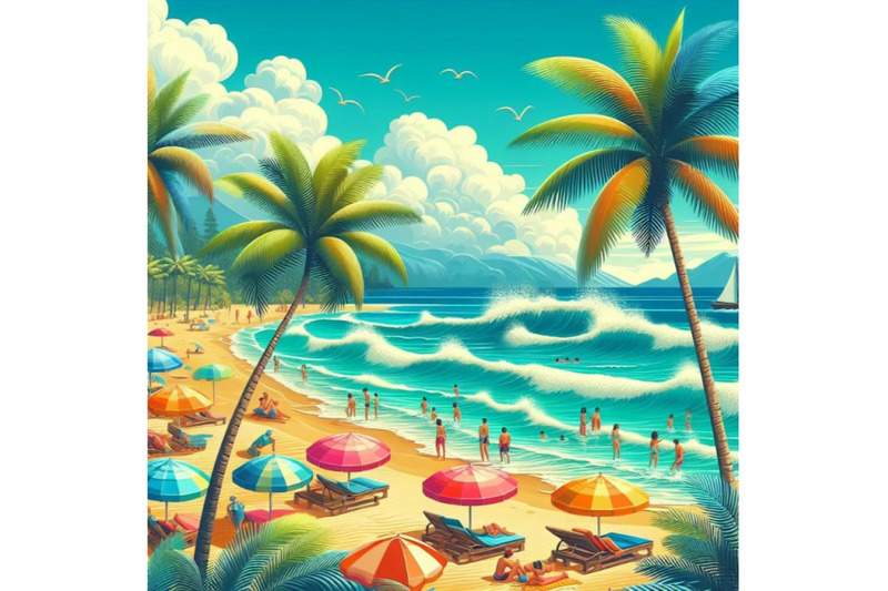 8-summer-beach-wal-bundle