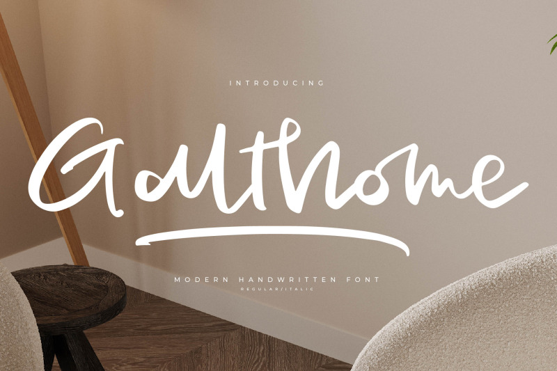 galthome-modern-handwritten-font