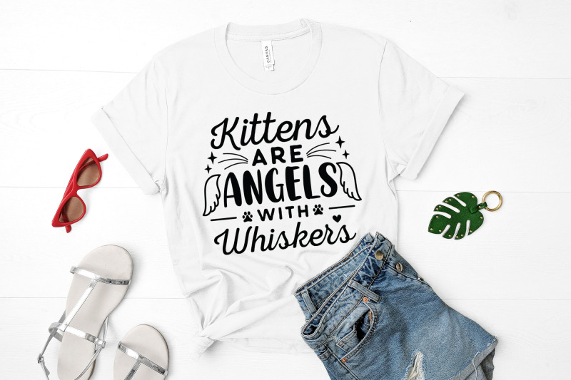 kittens-are-angels-with-whiskers-cat-svg
