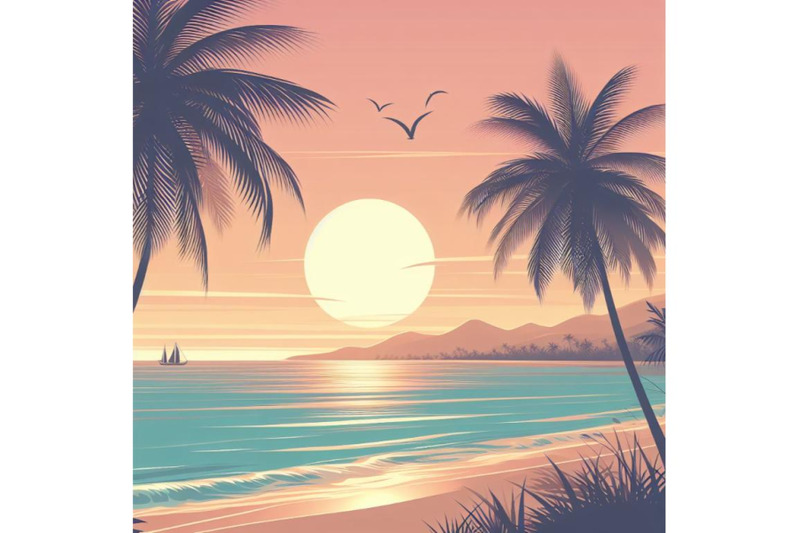 8-sunset-on-the-beach-with-palm-s-bundle