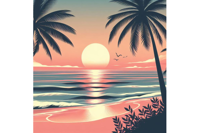 8-sunset-on-the-beach-with-palm-s-bundle