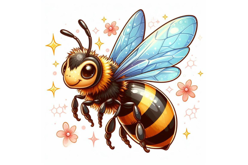 8-an-a-beautiful-bee-isolated-on-bundle