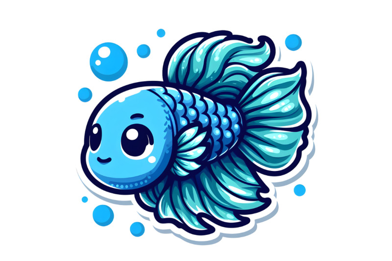 cute-betta-fish-sticker