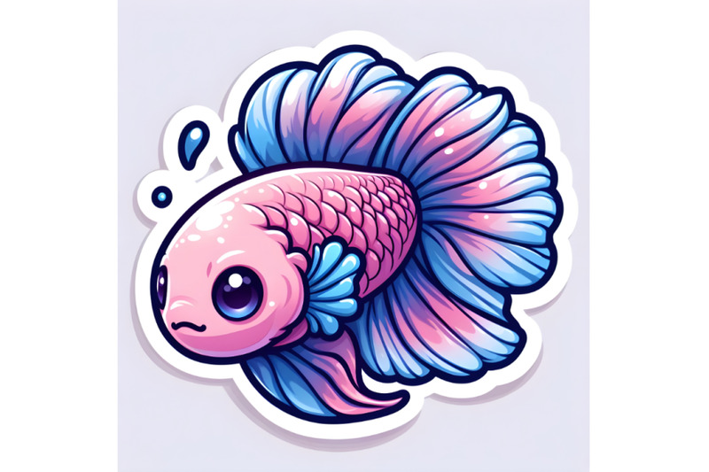 cute-betta-fish-sticker