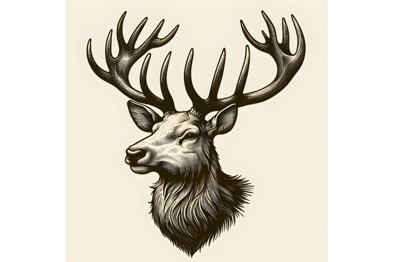 hand-drawn-isolated-deer-head