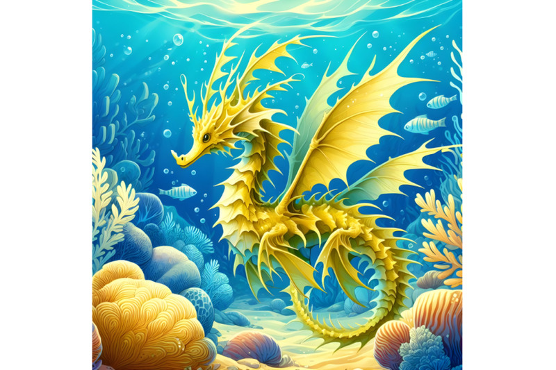 leafy-sea-dragon-in-ocean