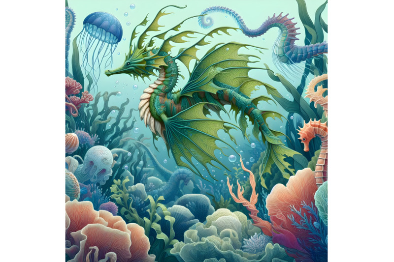 leafy-sea-dragon-in-ocean