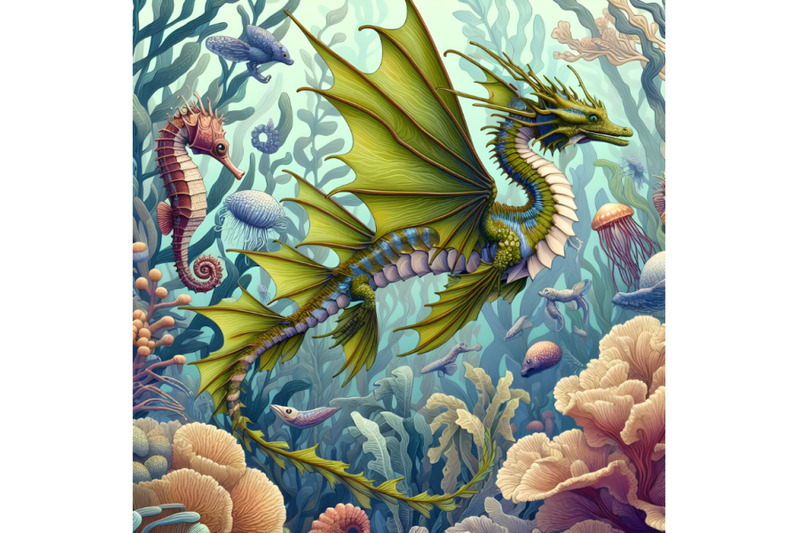 leafy-sea-dragon-in-ocean