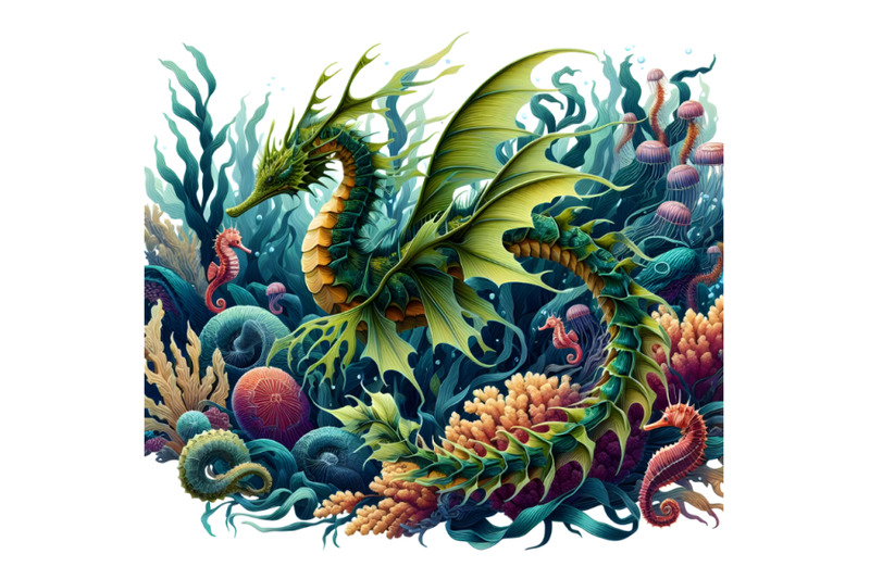 leafy-sea-dragon-in-ocean