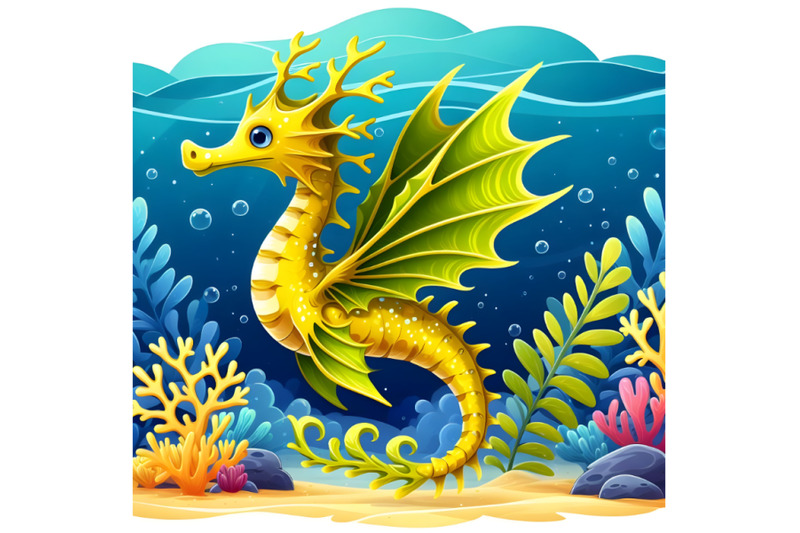 leafy-sea-dragon-in-ocean