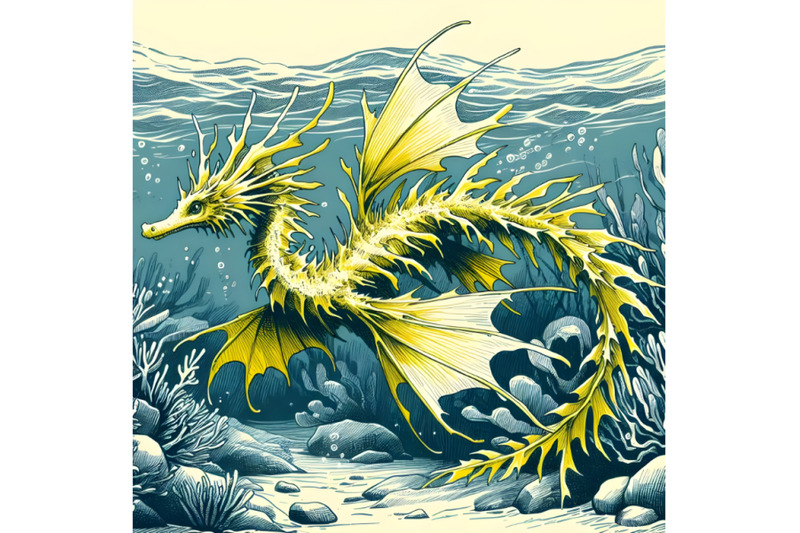 leafy-sea-dragon-in-ocean