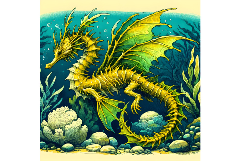 leafy-sea-dragon-in-ocean