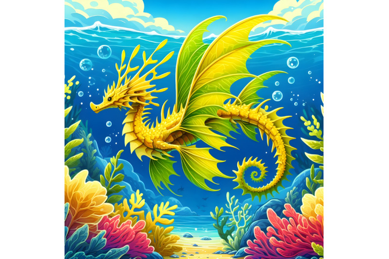 leafy-sea-dragon-in-ocean