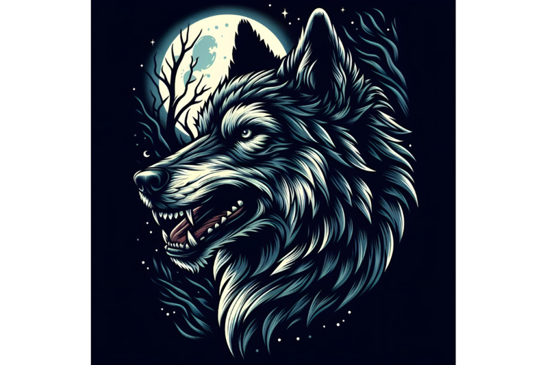 wild-wolf-head-in-the-dark-night