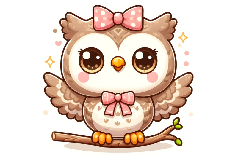 cute-owl-with-white-background