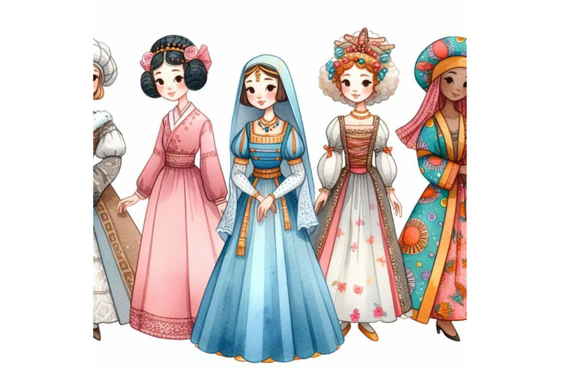 8-princess-in-different-costumes