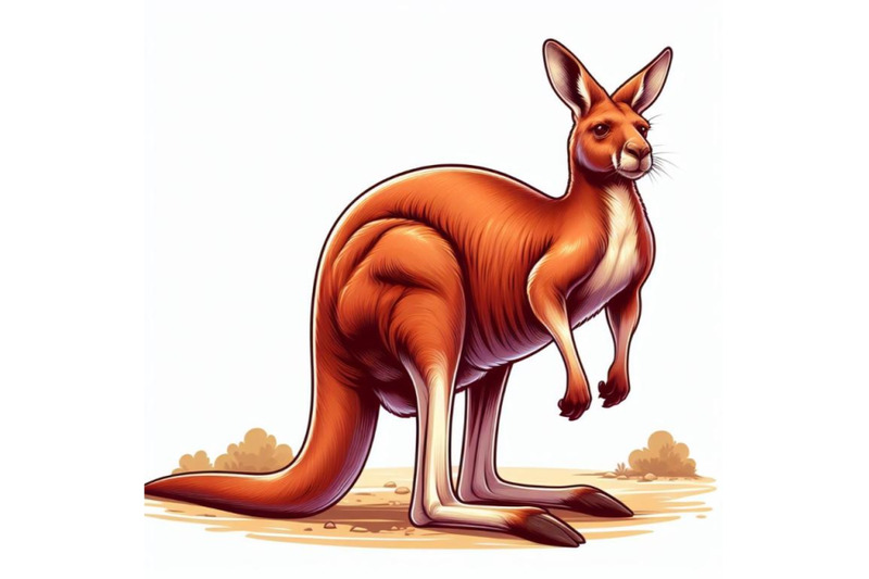 8-australian-big-red-kangaroo-iso-bundle