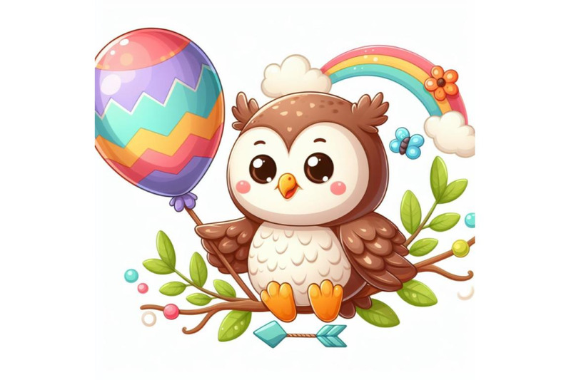 8-cute-owl-on-white-background