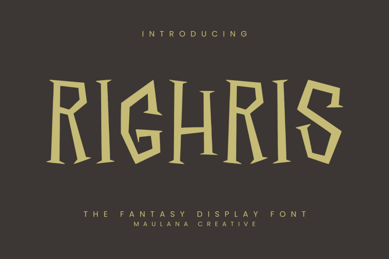righris-fantasy-display-font