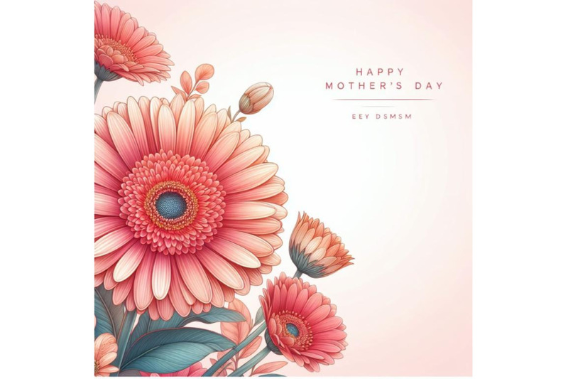 8-gerbera-daisy-flower-greeting-card-bac