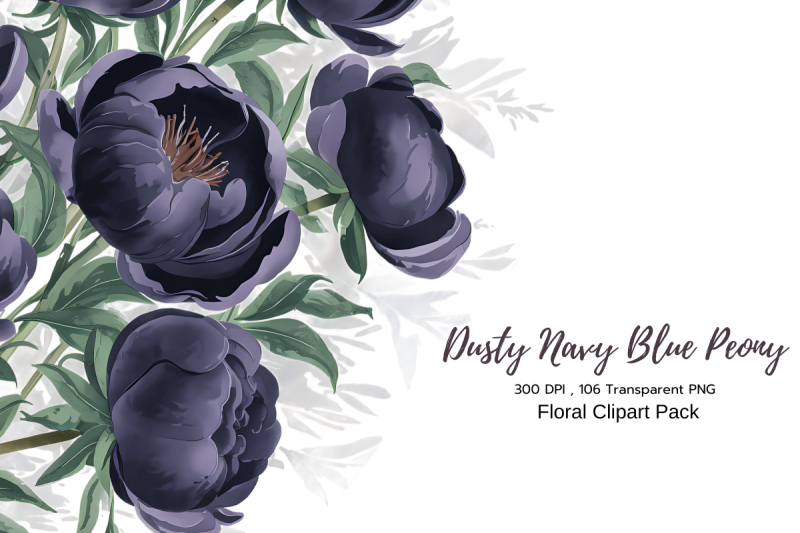 dusty-navy-blue-flowers-clipart-bundle