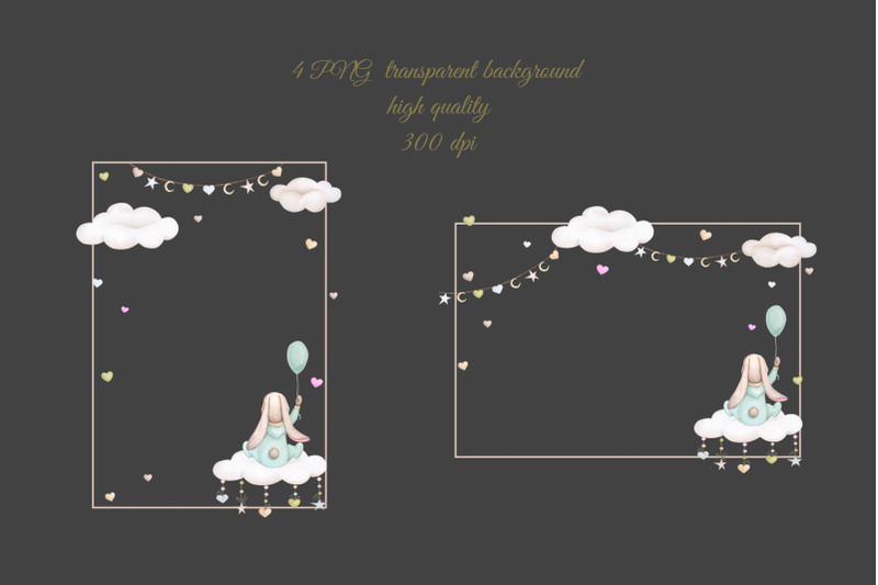 cute-bunny-frame-for-baby-png