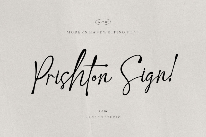 prishton-sign-font