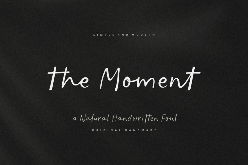 the-moment-font