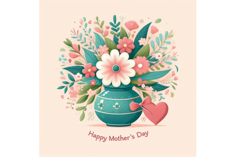 4-illustration-of-mother-039-s-day-in-floral-background