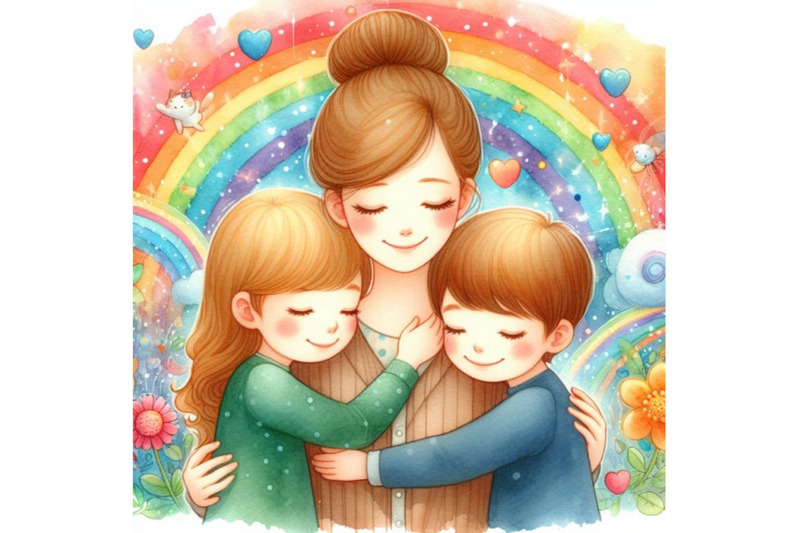 4-two-kids-hugging-their-mother