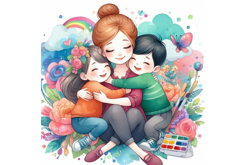 4-two-kids-hugging-their-mother