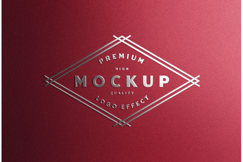 luxe-embossed-silver-foil-stamping-logo-mockup-red-paper