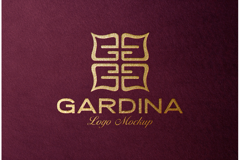 luxe-gold-foil-logo-mockup