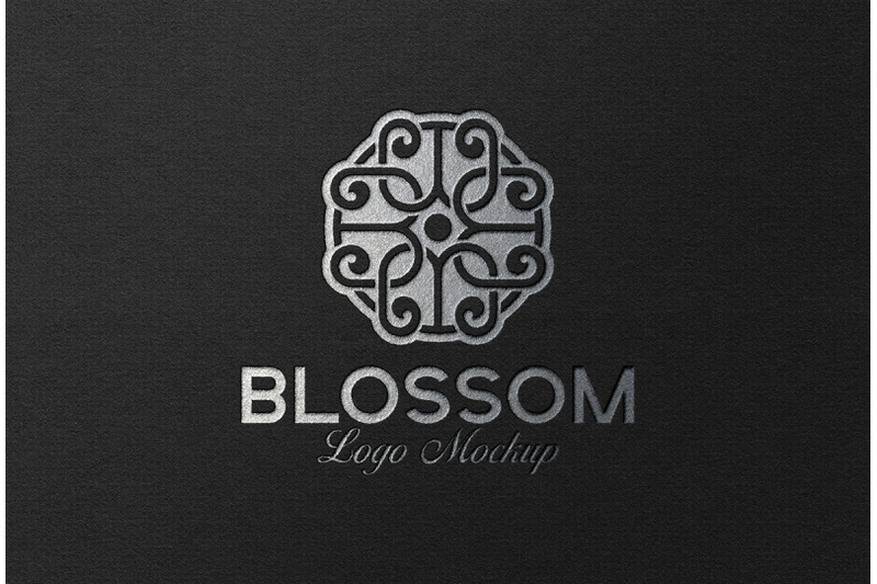 silver-foil-logo-mockup-on-black-textured-paper