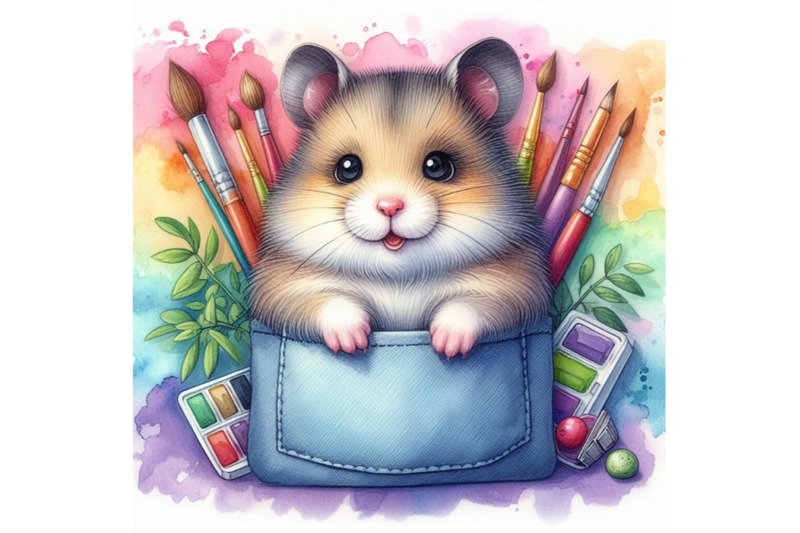 4-a-cute-hamster-in-a-pocket-colorful-background