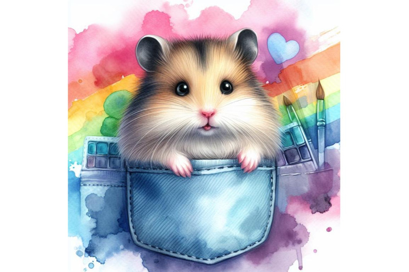 4-a-cute-hamster-in-a-pocket-colorful-background