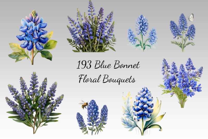 blue-bonnet-flowerwatercolor-clipart-bundle