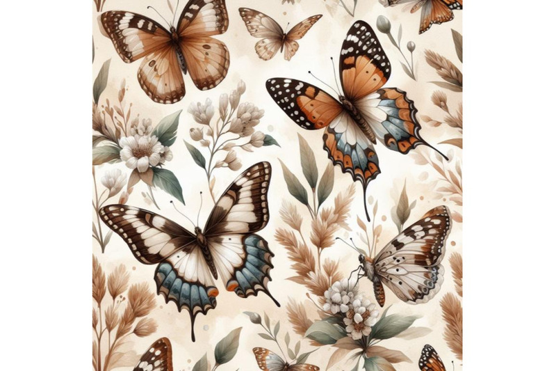 4-watercolor-seamless-beige-pattern-with-white-and-brown-butterflies-c