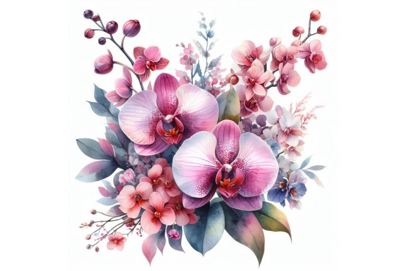 4-watercolor-a-very-stylish-floral-background-illustration-with-pink-o