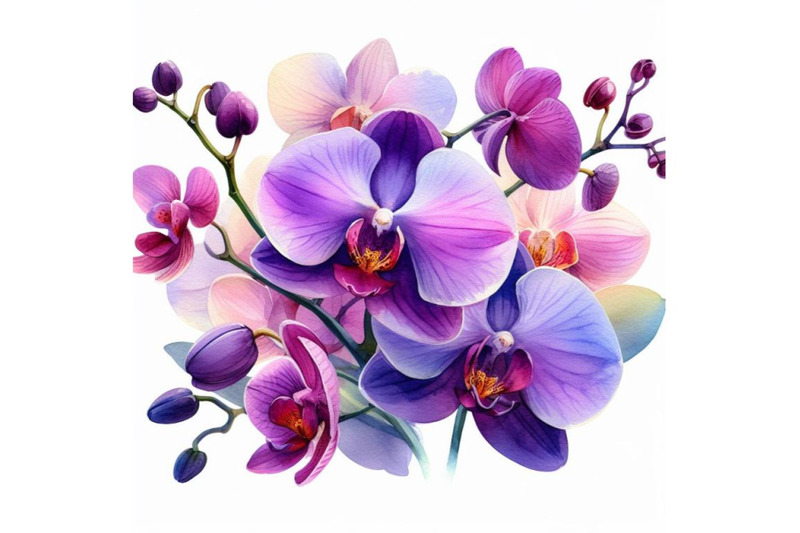 4-watercolor-purple-orchid-isolated-on-white-background-colorful-backg