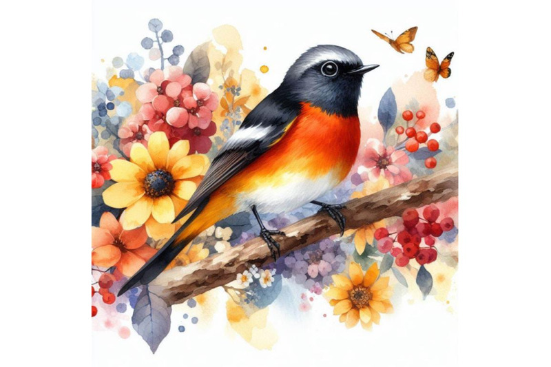 4-watercolor-american-redstart-bird-watercolor-painting-white-backgrou